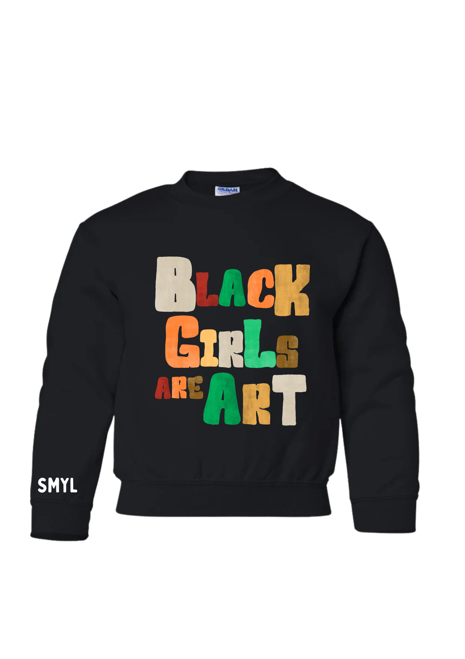 Black Girls Are Art Youth Sweatshirt