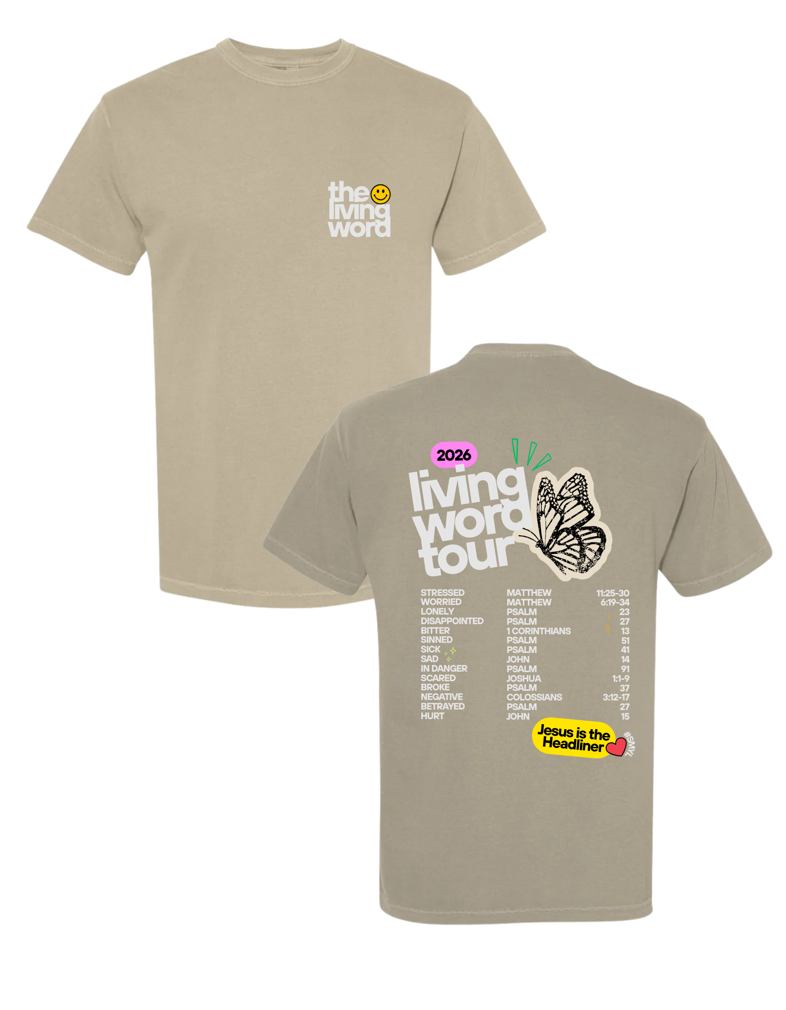 Living Word Tour Unisex Adult Tees