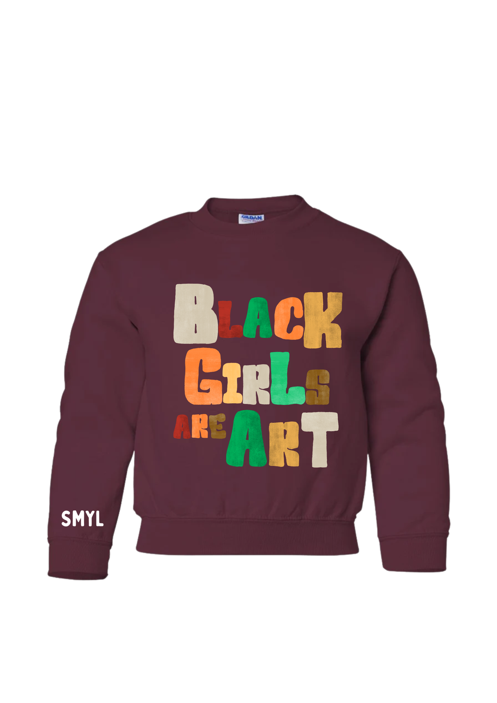 Black Girls Are Art Youth Sweatshirt
