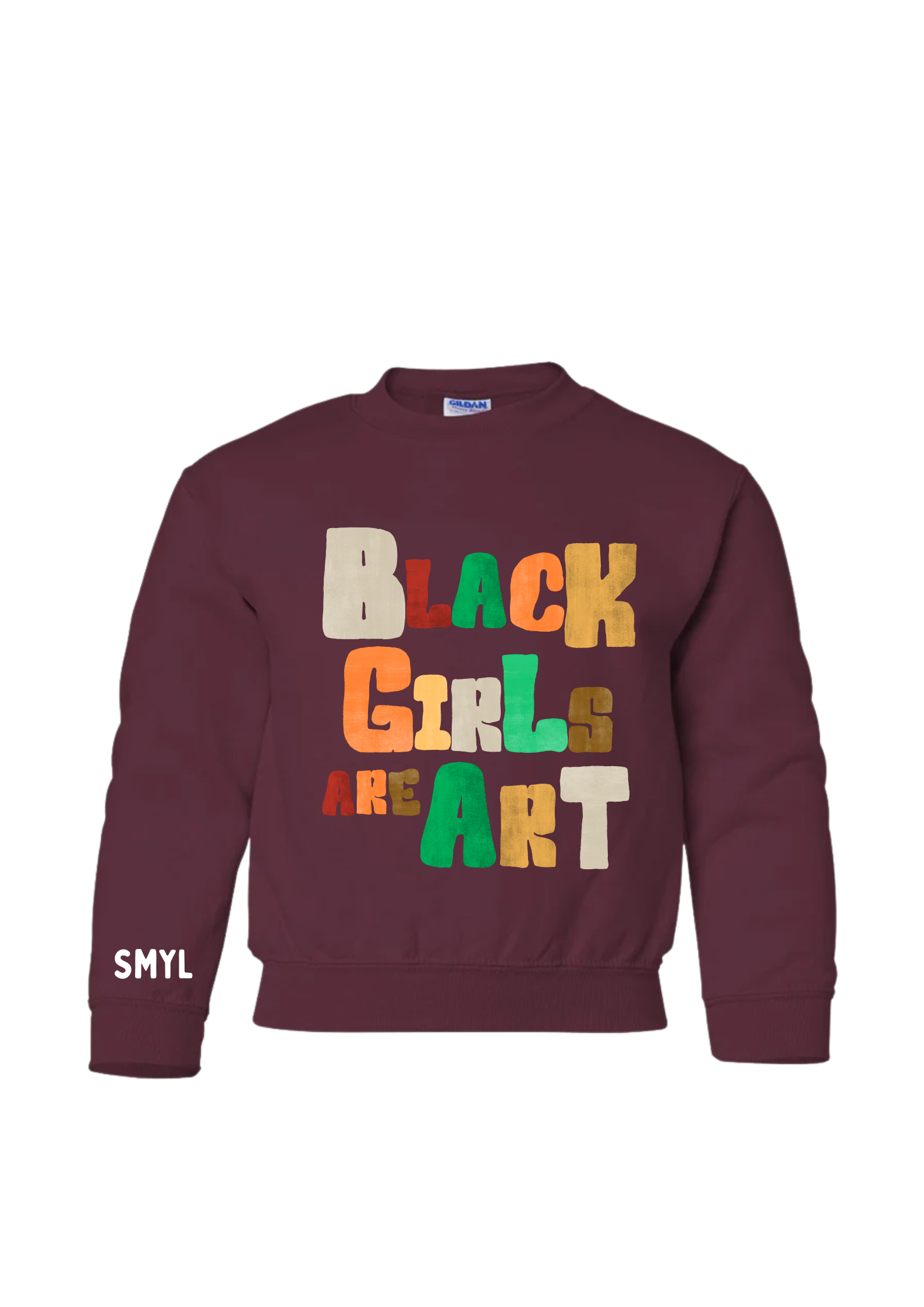 Black Girls Are Art Youth Sweatshirt