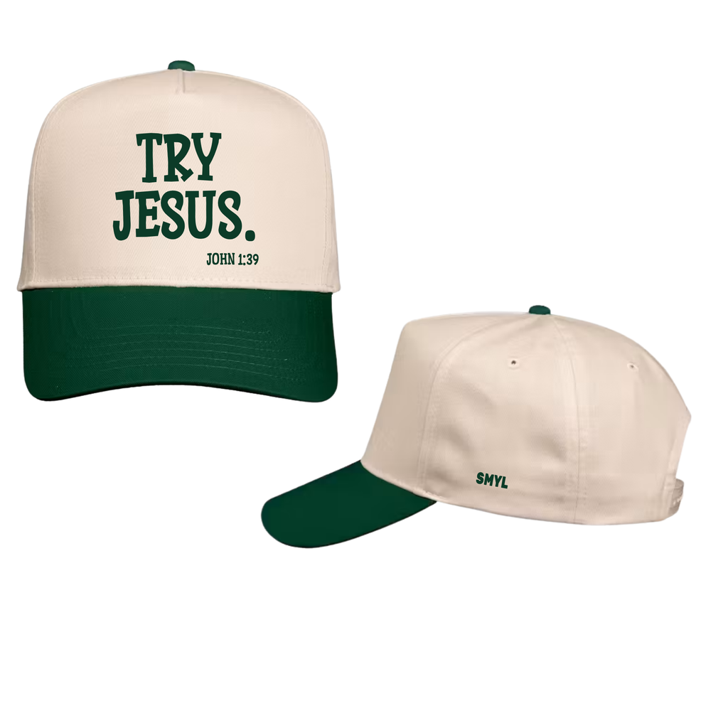 Try Jesus Trucker Hat