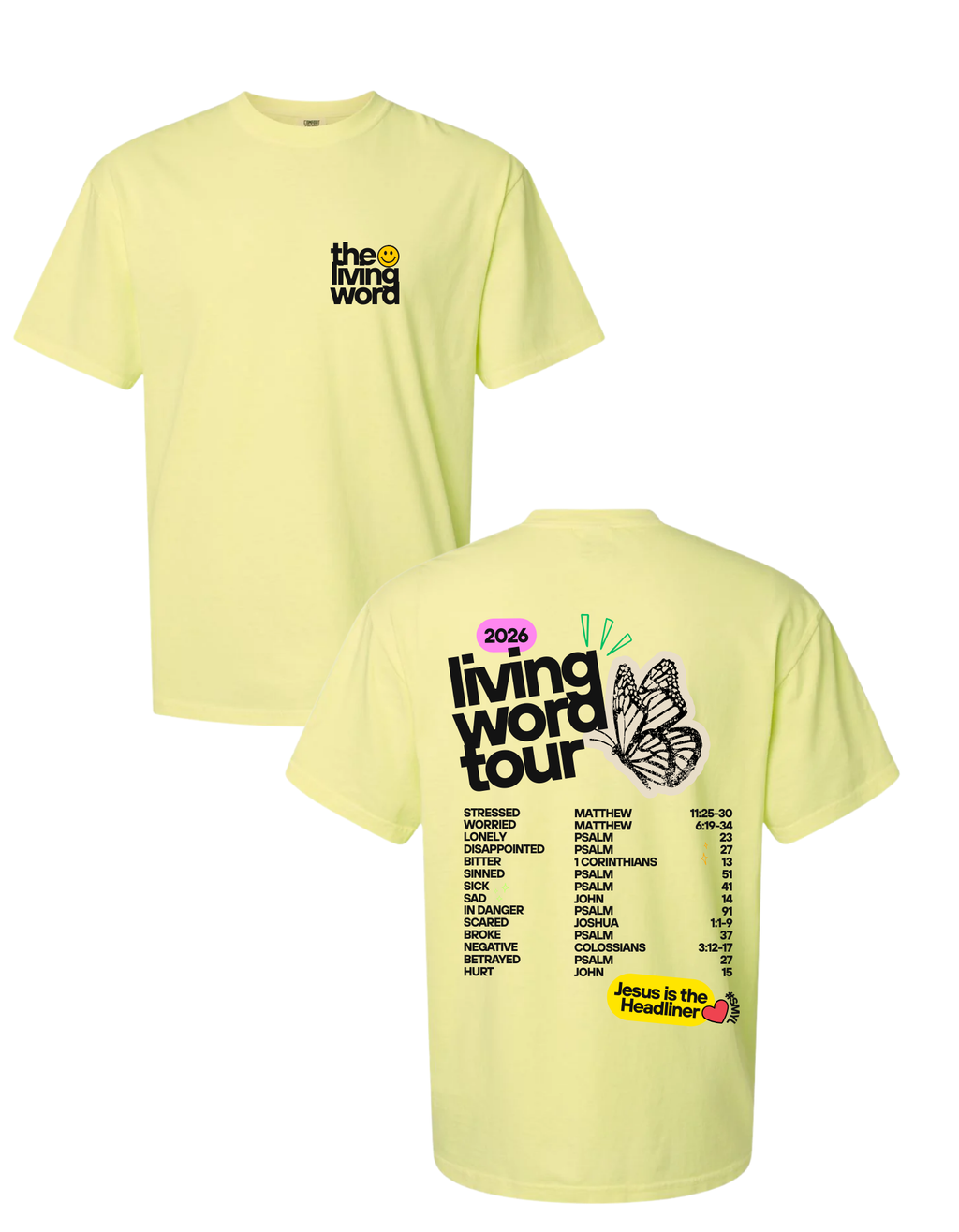 Living Word Tour Unisex Adult Tees