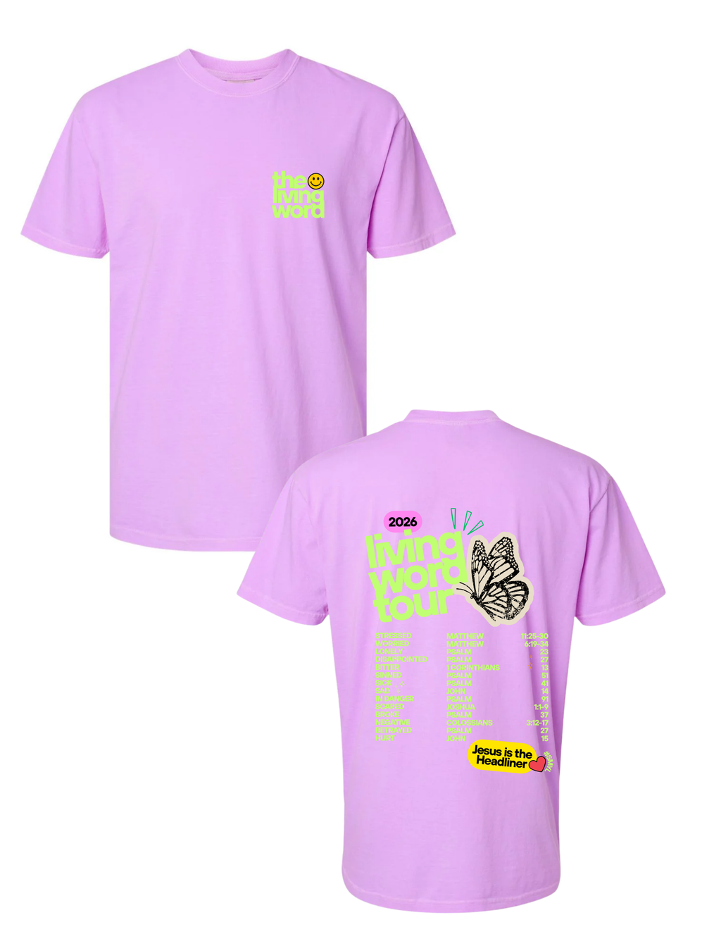 Living Word Tour Unisex Adult Tees