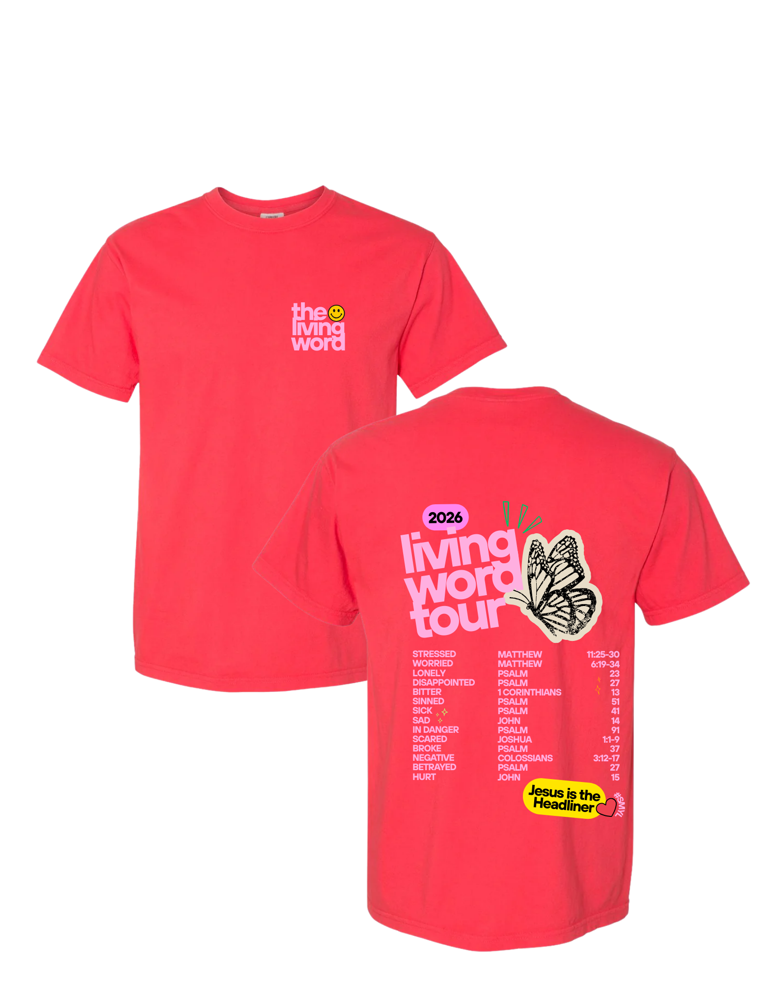 Living Word Tour Unisex Adult Tees