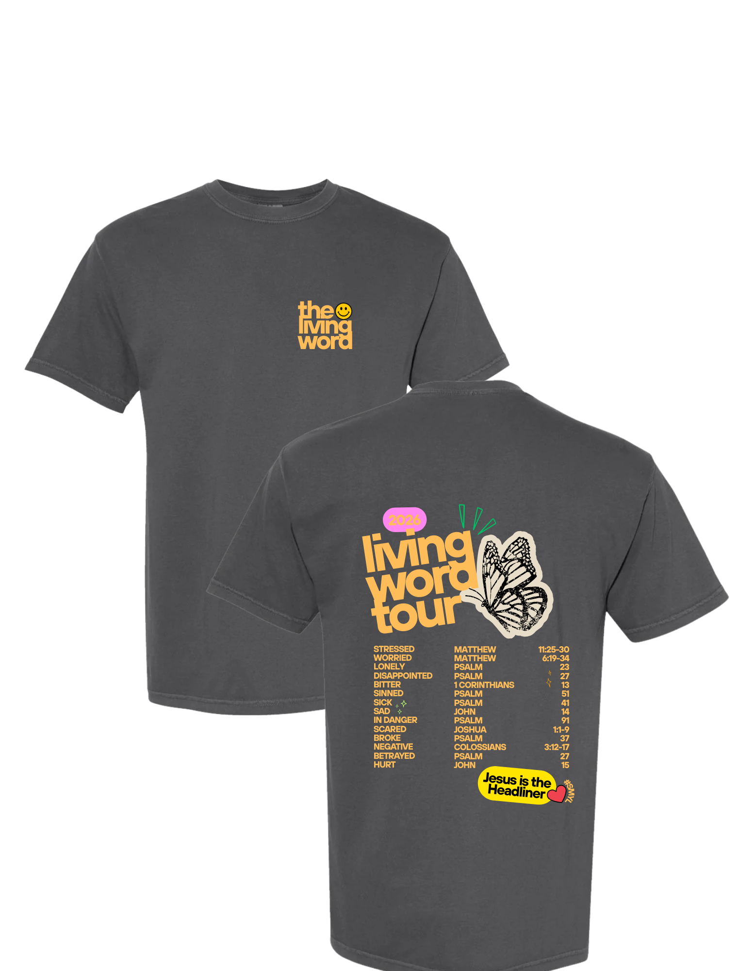 Living Word Tour Unisex Adult Tees