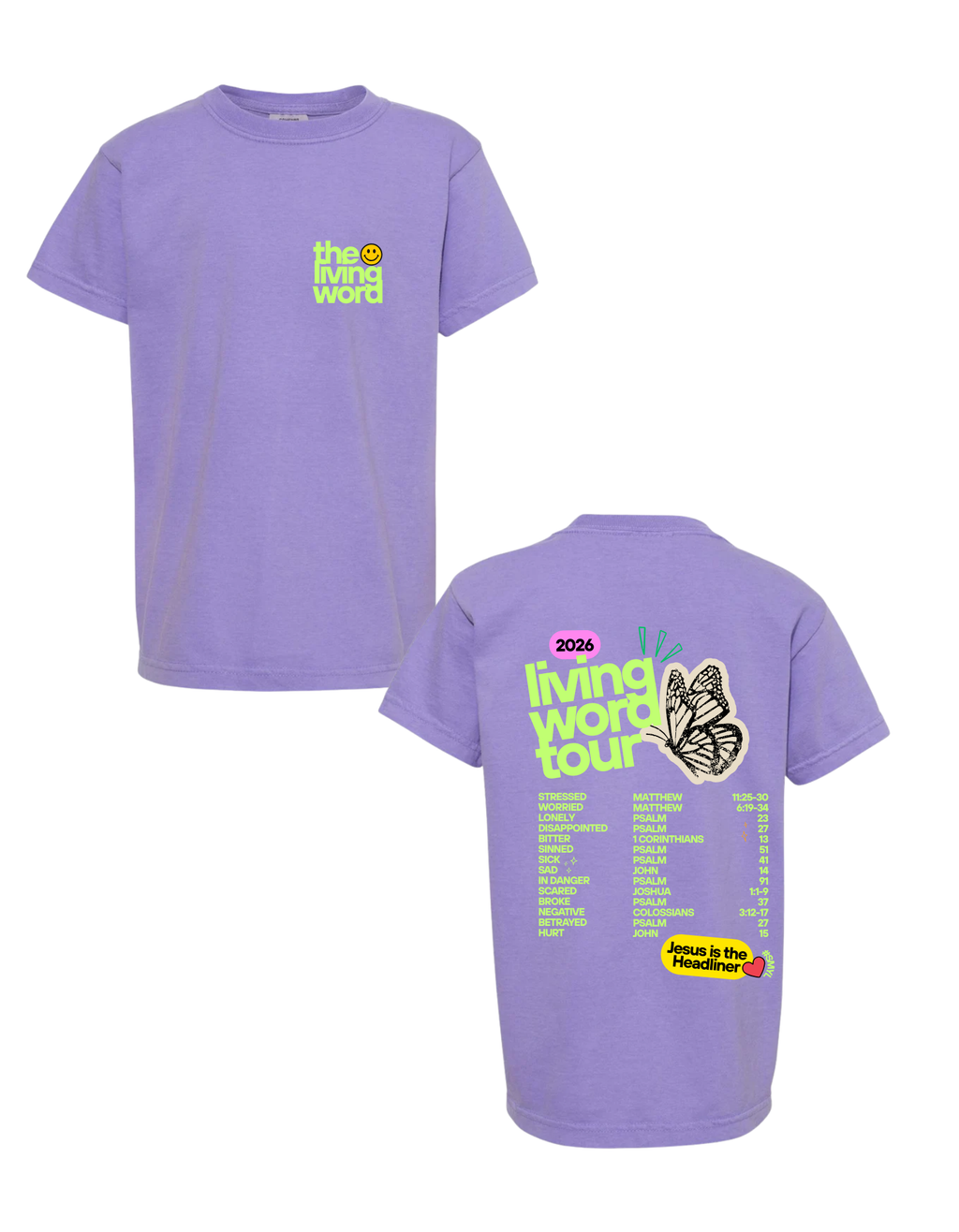 Living Word Tour Youth Tees