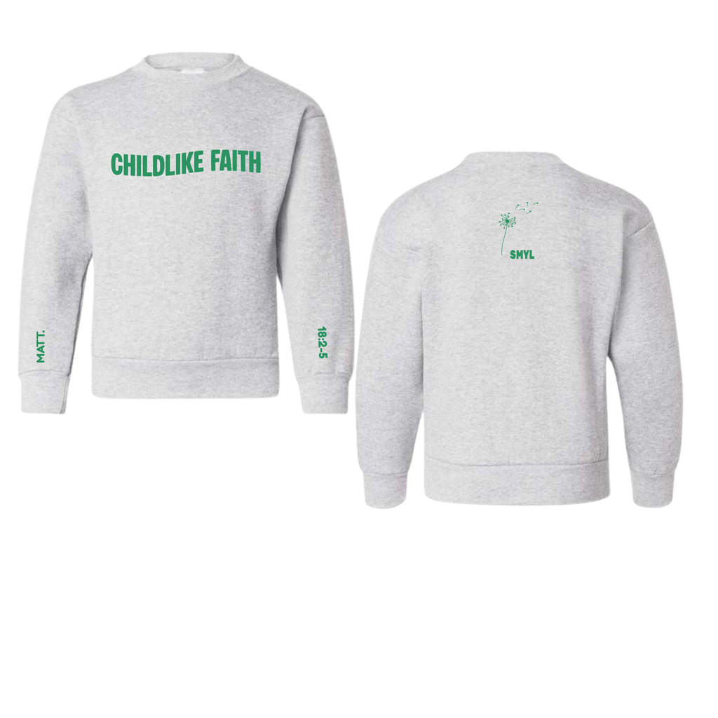 Youth Childlike Faith Crewneck