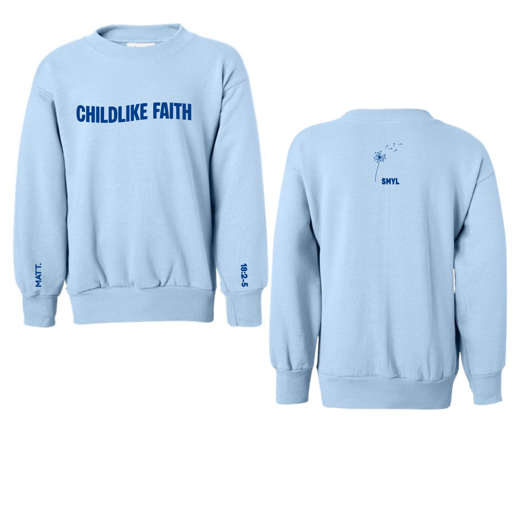 Youth Childlike Faith Crewneck